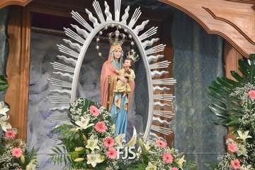 Ceremonia de Bajada de la Virgen de las Nieves en Lomo Magullo/Francisco Javier Santana.
